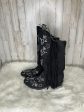 Black & Silver Boots Western Cma, Size 8.5 Cheap