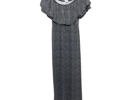 Black & White Dress Casual Maxi Mary Square, Size S For Discount