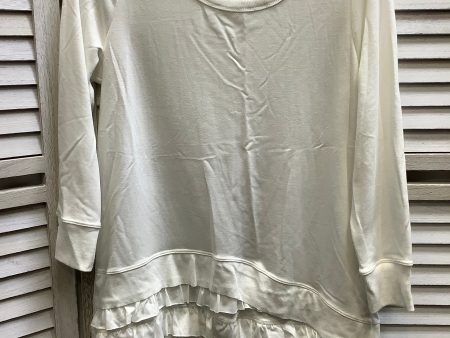 White Top Long Sleeve Simply Vera, Size Xs Online Sale