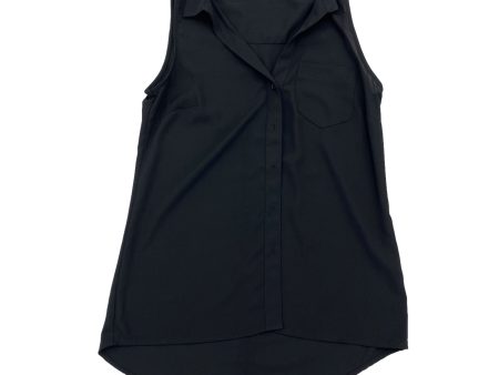 BLACK LIMITED BLOUSE SLEEVELESS, Size XS Online Hot Sale