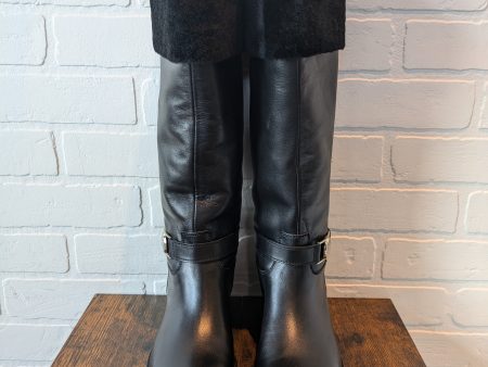 Black Boots Luxury Designer Versace, Size 5.5 Discount