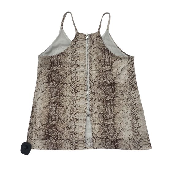 Snakeskin Print Top Sleeveless Bar Iii, Size Xs Online now