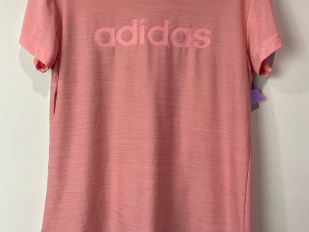 Athletic Top Short Sleeve By Adidas  Size: M on Sale