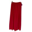 Red Pants Wide Leg Clothes Mentor, Size M Online Sale