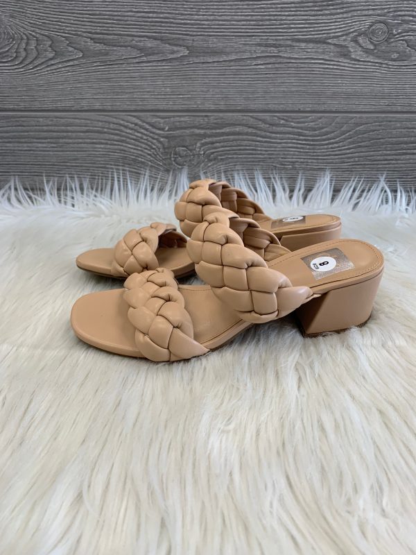 Beige Sandals Heels Block Dolce Vita, Size 8 Online now