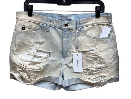 Blue & Brown Shorts Kancan, Size 6 Cheap