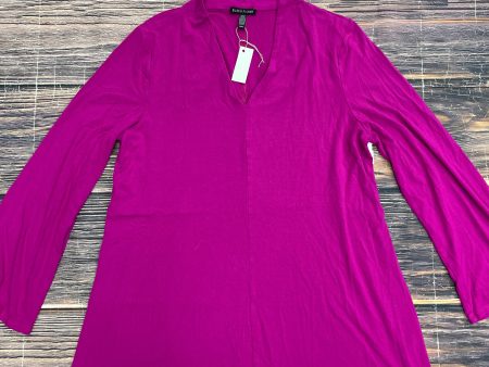 Purple Tunic Long Sleeve Eileen Fisher, Size M Sale