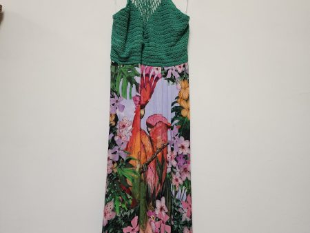 Tropical Print Dress Casual Maxi Desigual, Size Xl For Cheap