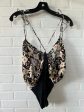 Black & Tan Bodysuit Free People, Size L For Cheap