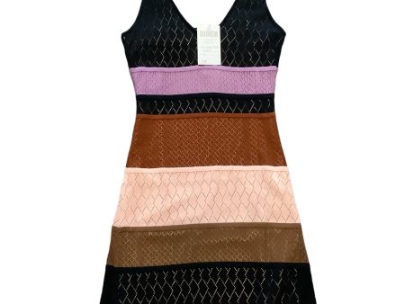 Striped Pattern Dress Party Midi Cmb, Size S Hot on Sale