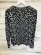 Black & White Top Long Sleeve Rebecca Taylor, Size S on Sale