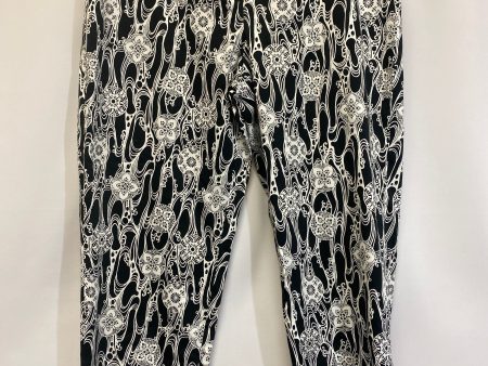 Black & White Pants Dress Kim Rogers, Size 14 Cheap