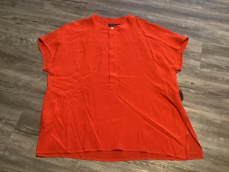 Red Top Short Sleeve Polo Ralph Lauren, Size L Cheap