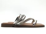 Silver Sandals Flats Madden Girl, Size 7 Fashion