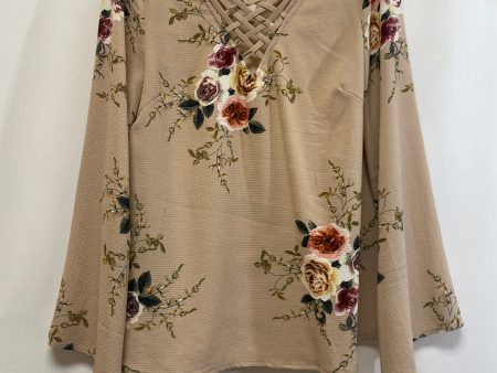 Beige Top Long Sleeve Entro, Size S Cheap