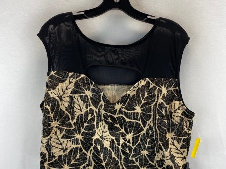 Black Top Sleeveless Fashion To Figure, Size 3x Online Hot Sale