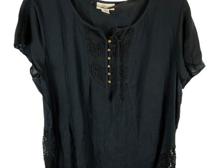 Black Top Short Sleeve Style And Company, Size Xl Online Sale