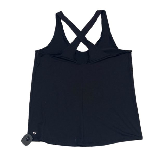 Black Athletic Tank Top Athleta, Size L on Sale