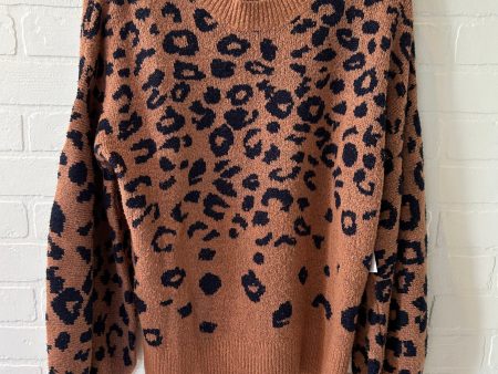 Animal Print Sweater Do & Be, Size L Online now