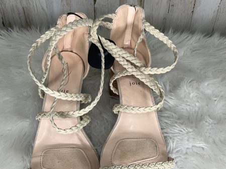 Taupe Sandals Heels Block Joie, Size 9.5 Online now