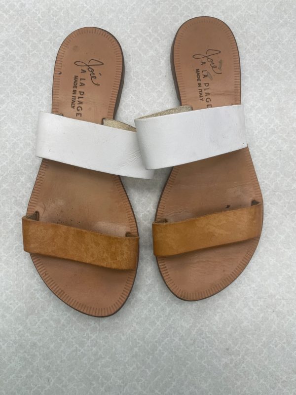 White Sandals Flats Joie, Size 6.5 Online Sale