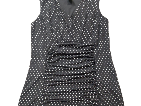 Black & White Top Sleeveless White House Black Market, Size M Sale