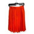 Vintage Orange Skirt Designer Carolina Herrera, Size 14 (fits small) Fashion