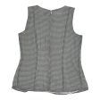 BLACK & WHITE ANN TAYLOR BLOUSE SLEEVELESS, Size M For Discount