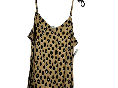 Animal Print Top Cami A New Day, Size L Hot on Sale