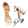 White Sandals Heels Block Clothes Mentor, Size 10 Online