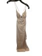 Tan Dress Party Long Clothes Mentor, Size 6 Hot on Sale