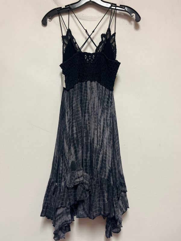 Black & Grey Dress Casual Short Free People, Size Xs Online Hot Sale