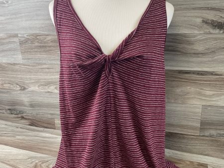 Striped Pattern Top Sleeveless Old Navy, Size Xl on Sale