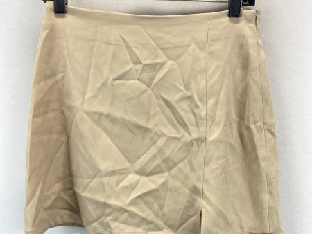 Tan Skirt Mini & Short Clothes Mentor, Size M Discount