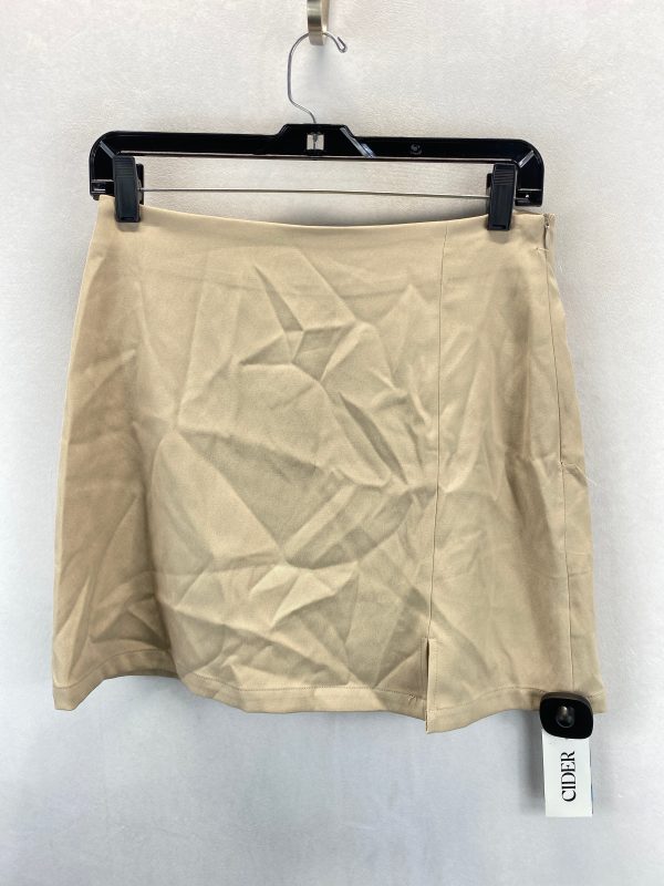 Tan Skirt Mini & Short Clothes Mentor, Size M Discount