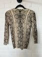 Snakeskin Print Top Long Sleeve J Crew O, Size Xs Hot on Sale