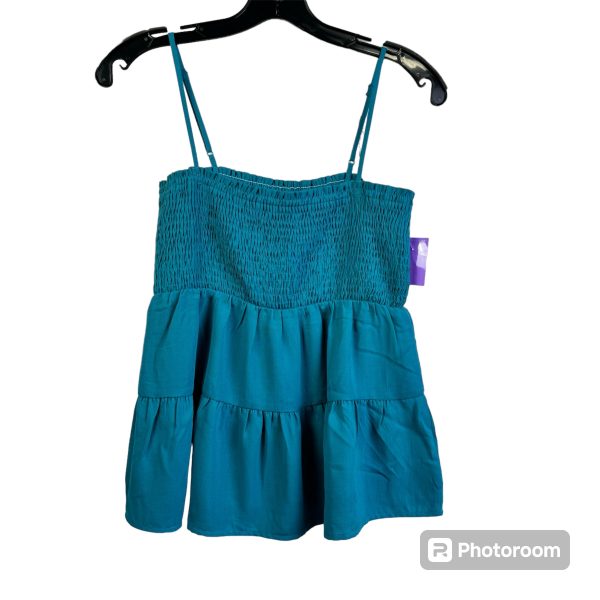 Teal Top Sleeveless Paper Crane, Size M Online