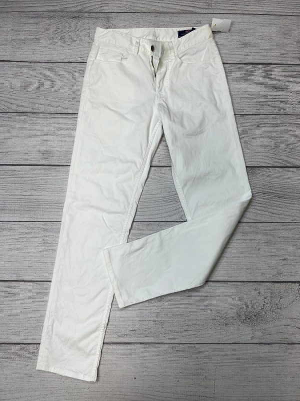 White Pants Ankle Vineyard Vines, Size 6 For Discount