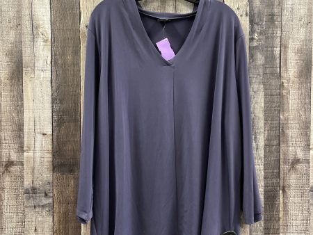 Purple Top 3 4 Sleeve Worthington, Size 3x Discount