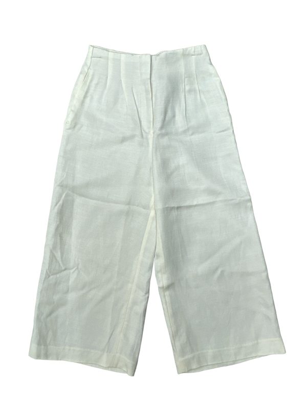 White Pants Linen Express, Size Xxs Hot on Sale