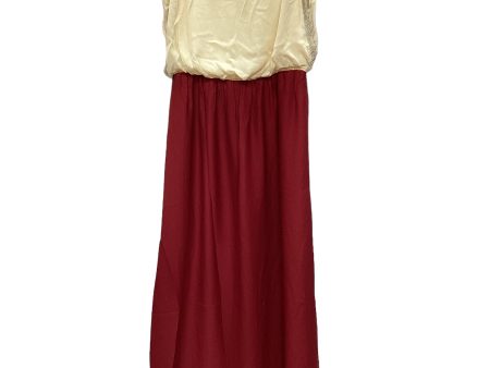 Red Dress Casual Maxi Clothes Mentor, Size M Online Sale