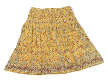 Yellow Skirt Midi Max Studio, Size S Sale