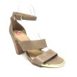 Beige Sandals Heels Block Cmc, Size 6.5 on Sale