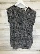 Black & White Top Short Sleeve Rebecca Taylor, Size Xs Supply