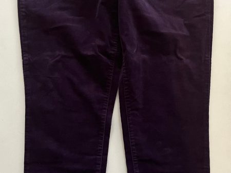 Purple Jeans Skinny Talbots, Size 14 Online Hot Sale