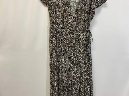 Animal Print Dress Casual Maxi Old Navy, Size L Cheap