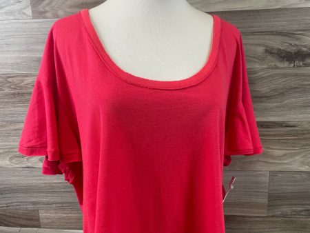 Red Top Short Sleeve We The Free, Size M Discount