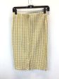 Black & Yellow Skirt Midi Zara, Size M Online Sale