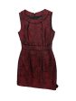 Black & Red Dress Party Midi Tahari By Arthur Levine, Size 2 For Discount