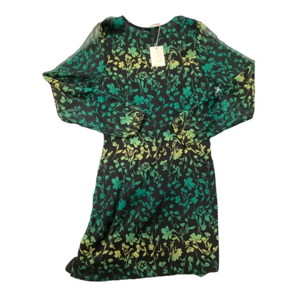 Black & Green Dress Party Midi A New Day, Size M Hot on Sale